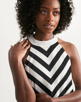 
              B&W Retro - Halter Dress
            