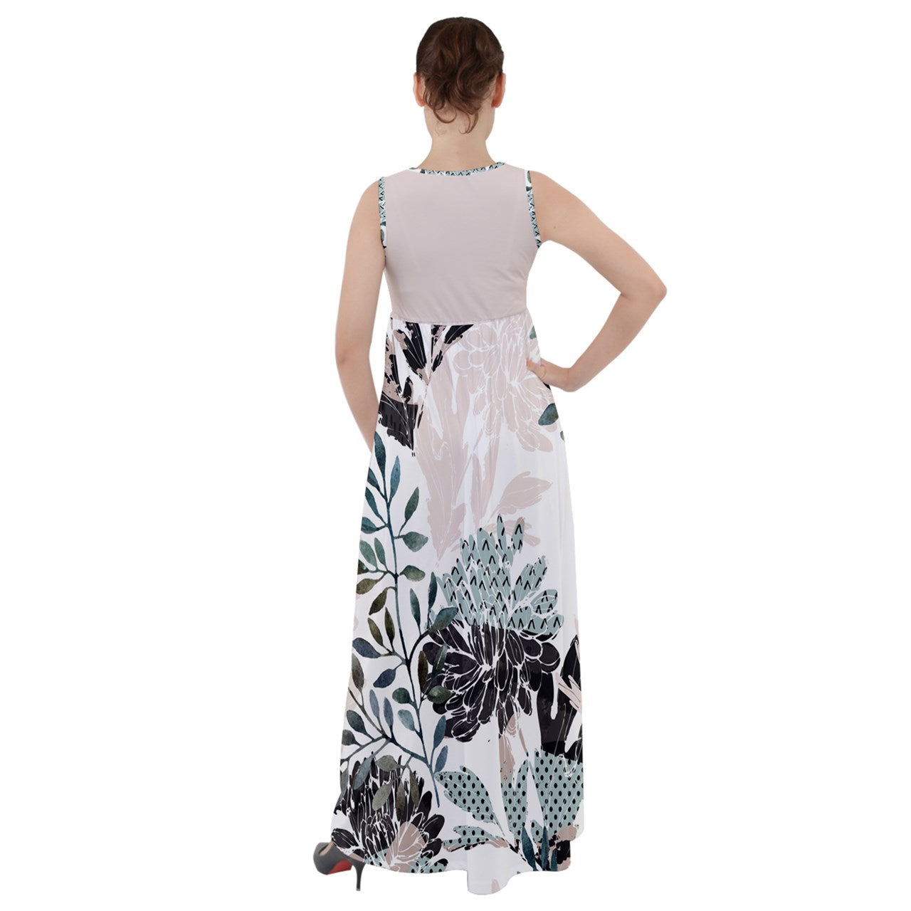 Floral Aquarelle - Velour Maxi