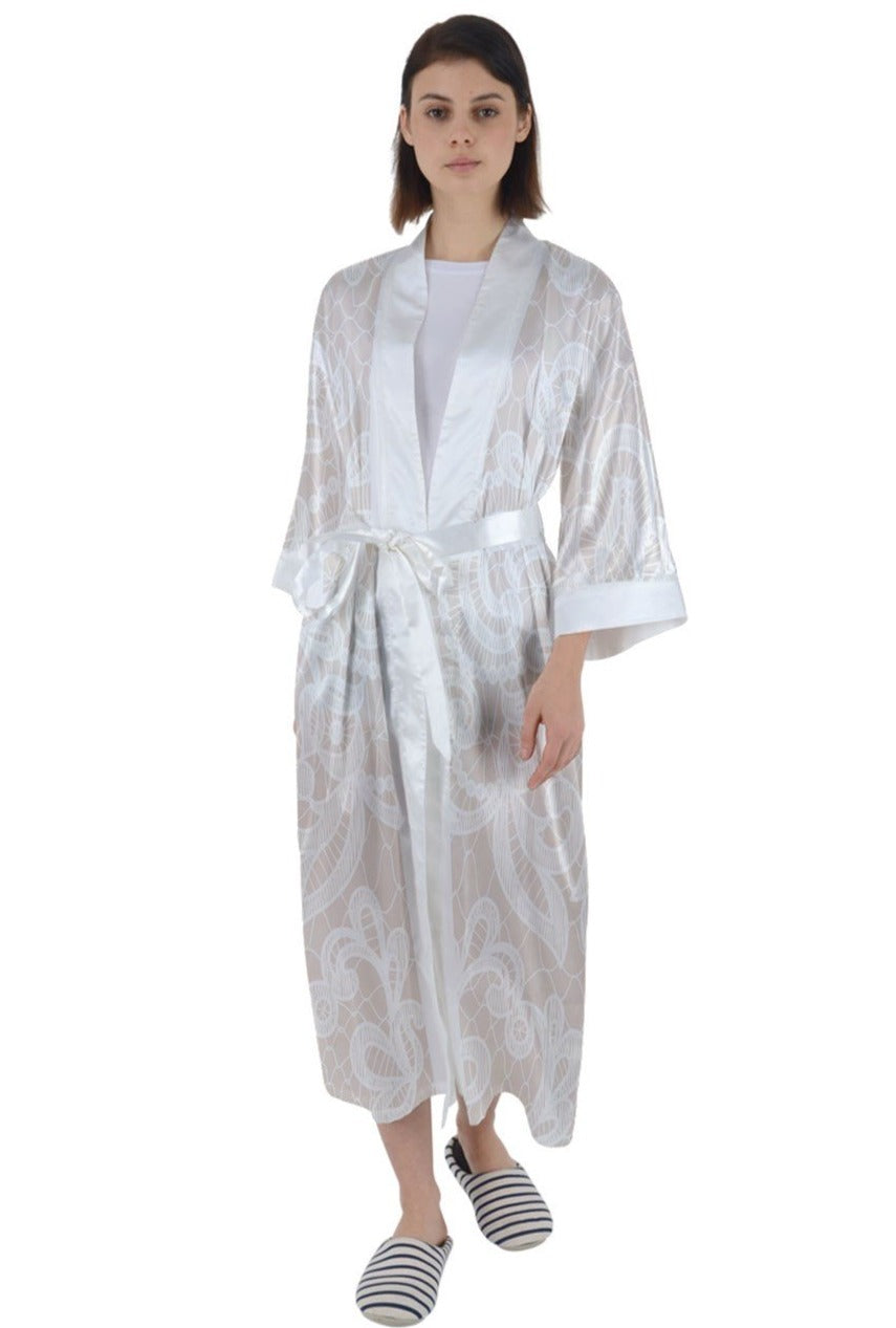 Namaste - Satin Robe (Long)
