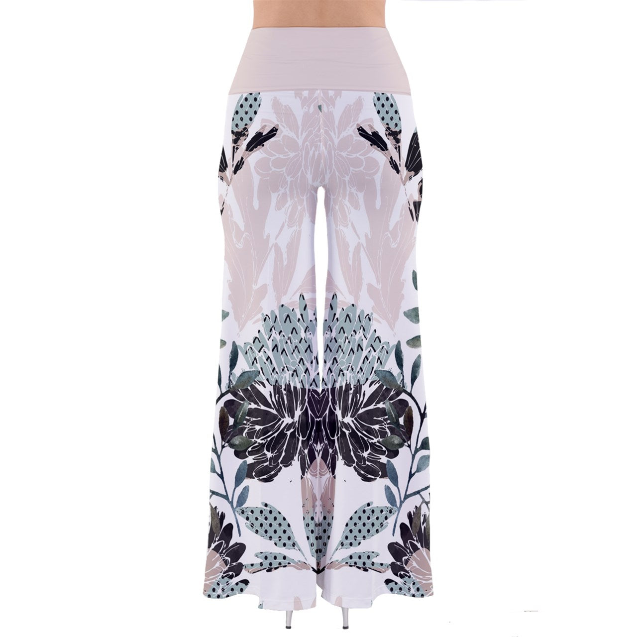 Floral Aquarelle - Wide Leg Pants