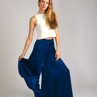 LUXE - Satin Palazzo Pants
