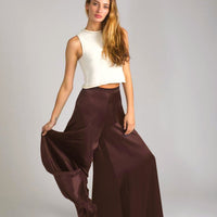 LUXE - Satin Palazzo Pants