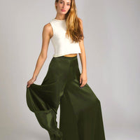 LUXE - Satin Palazzo Pants