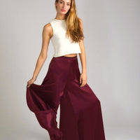 LUXE - Satin Palazzo Pants