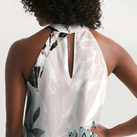 Floral Aquarelle - Halter Dress