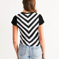 B&W Retro - Fitted Tee