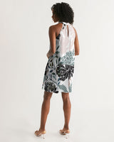 
              Floral Aquarelle - Halter Dress
            