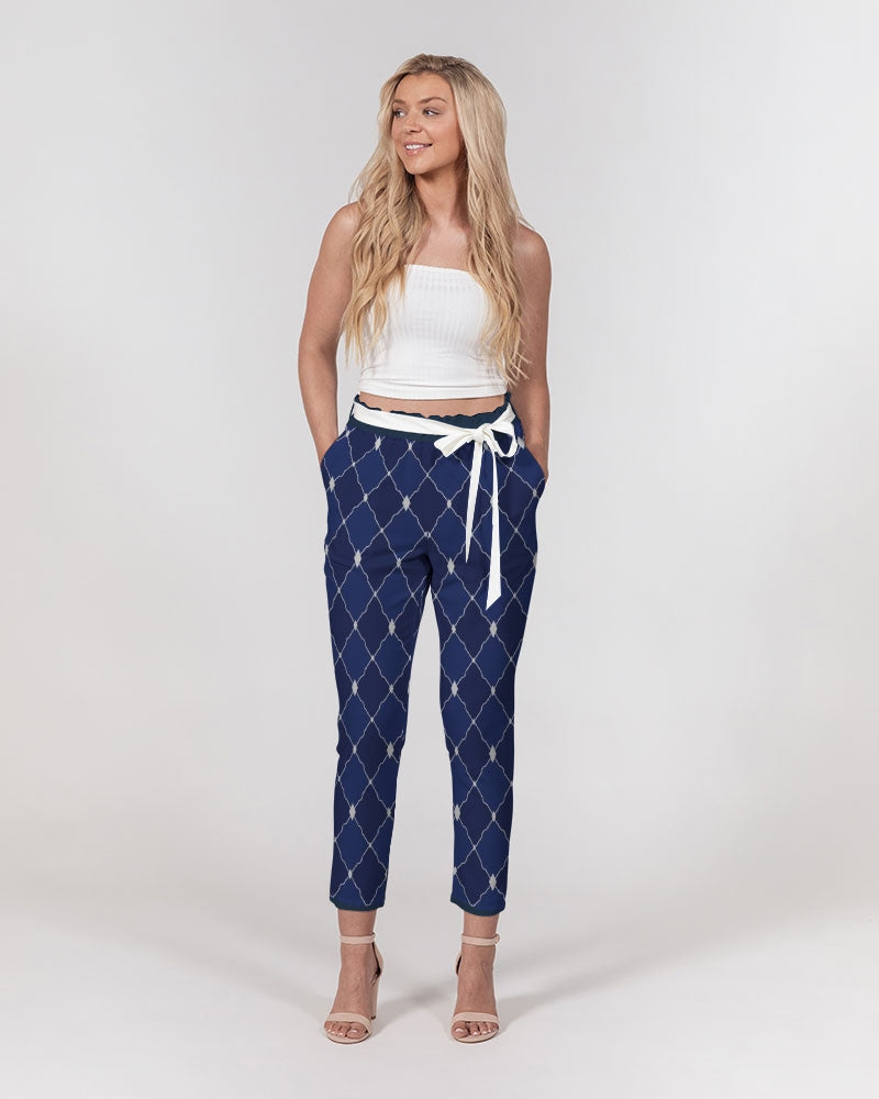 Marina Waves - Belted Trouser Pants