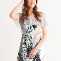 Floral Aquarelle - Ruffle Dress