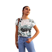 
              Floral Aquarelle - Crop Tee
            