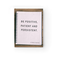 Be Positive - (Hardcover) Journal