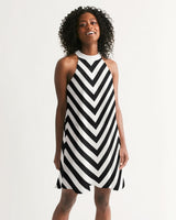 
              B&W Retro - Halter Dress
            