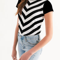 B&W Retro - Fitted Tee