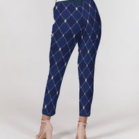 Marina Waves - Belted Trouser Pants