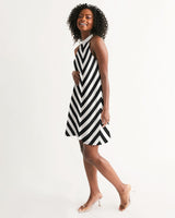 
              B&W Retro - Halter Dress
            