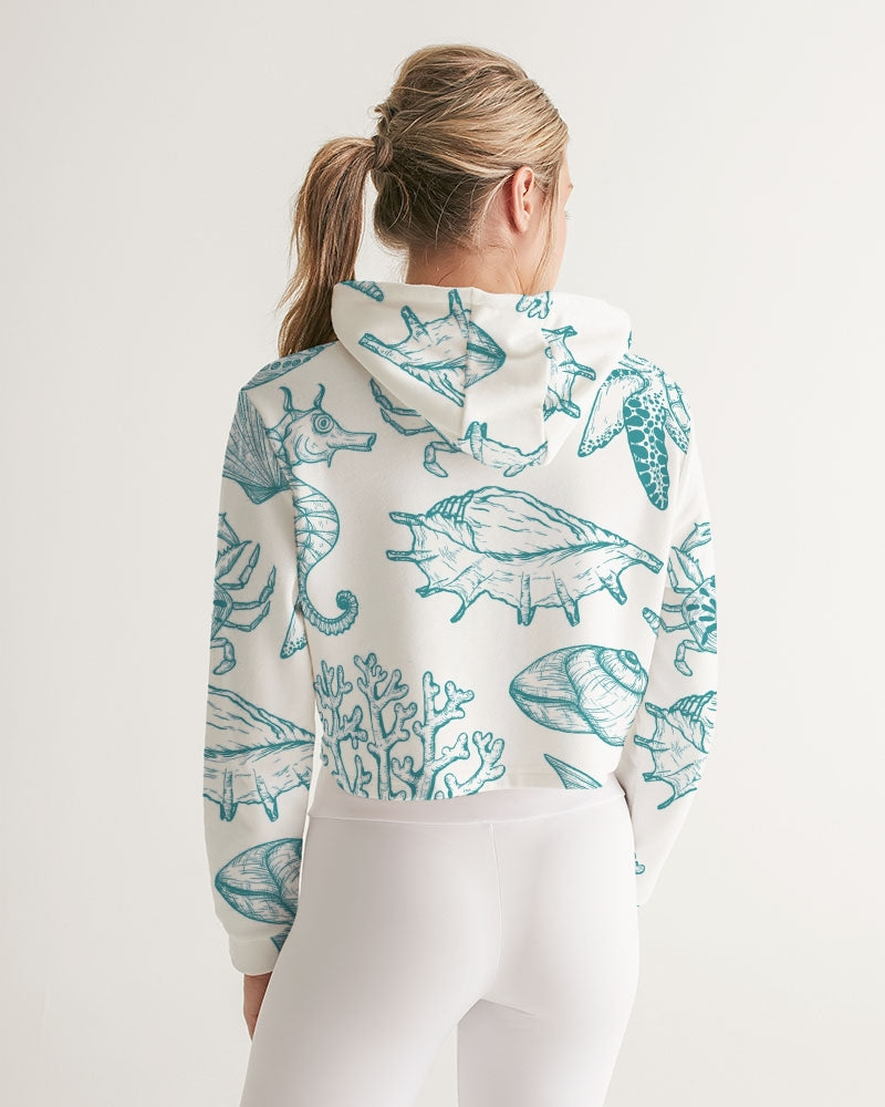 Mermazing Summer - Crop Hoodie
