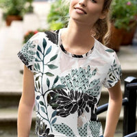 Floral Aquarelle - Crop Tee
