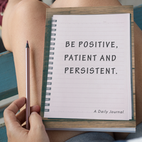 Be Positive - (Hardcover) Journal