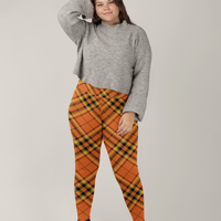 Plaid is Rad - (Plus Size) Leggings